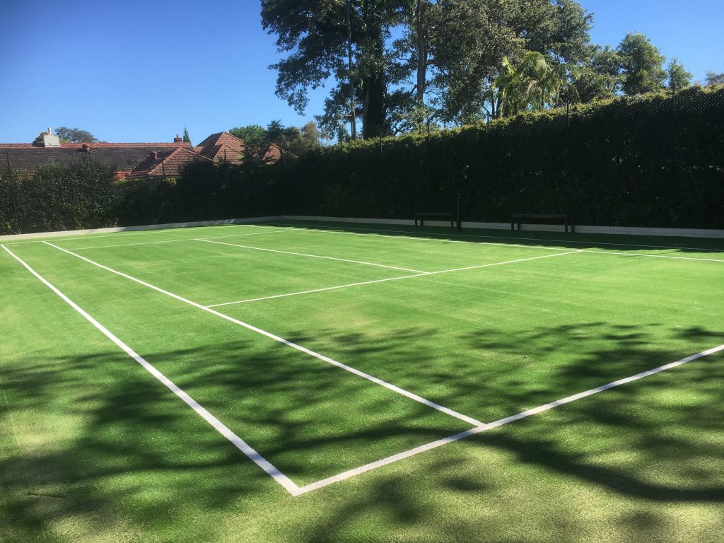 How much does a tennis court cost to build Builders Villa