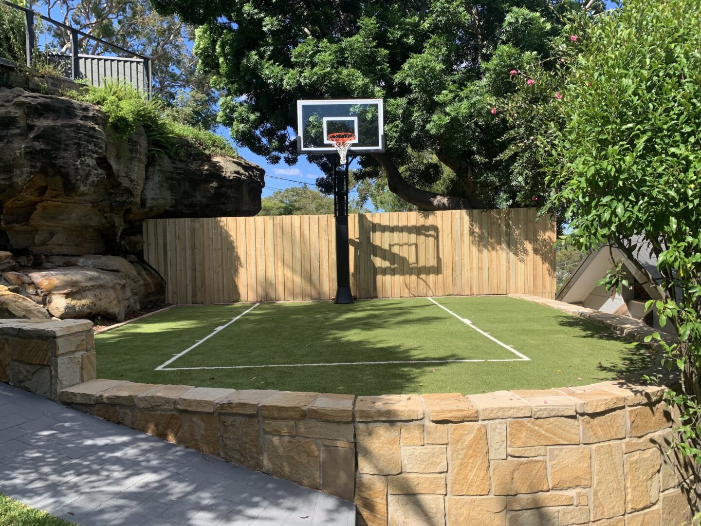 Synthetic Basketball Court