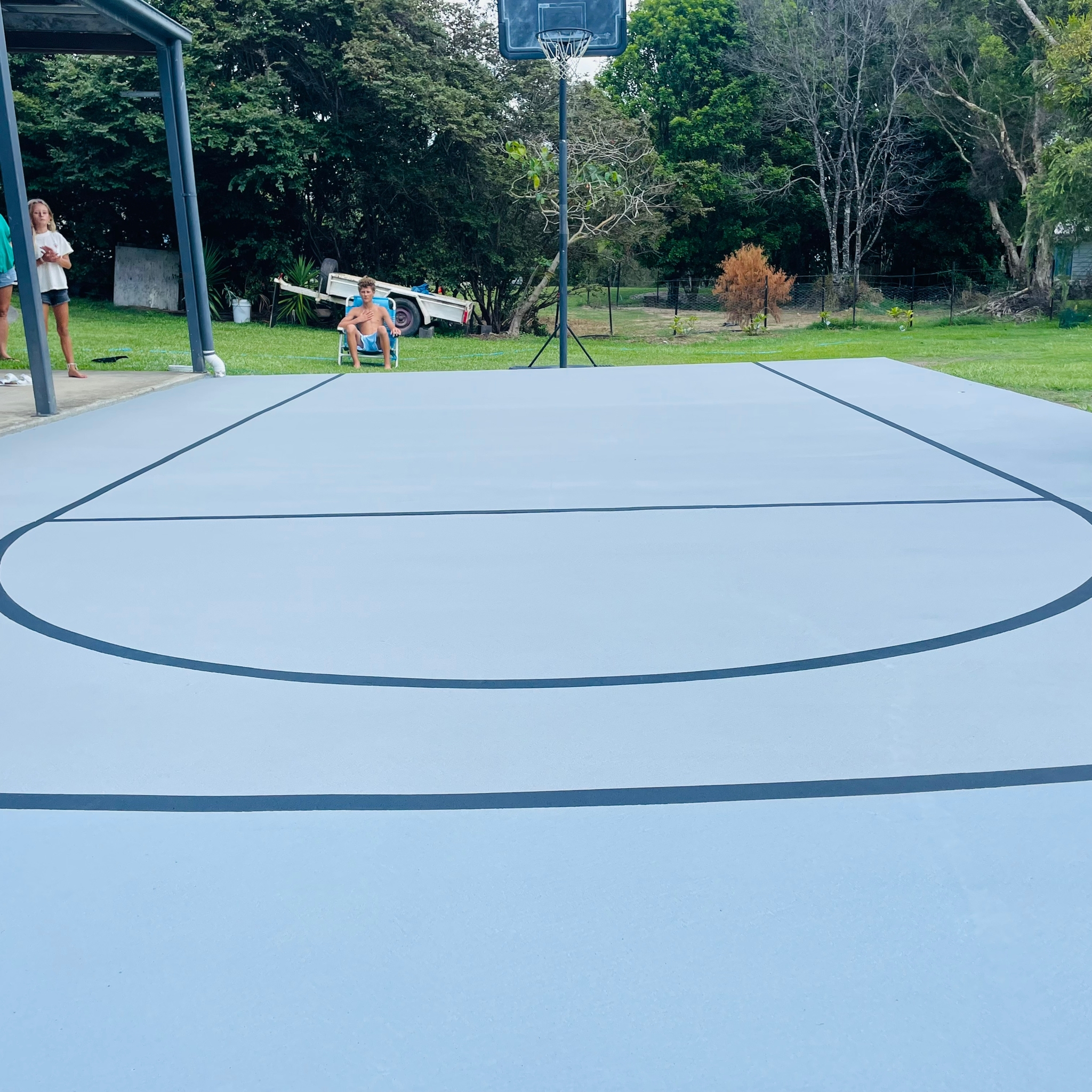 Synthetic Basketball Court